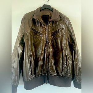 Vintage Jordan Craig Vegan Leather Jacket EUC